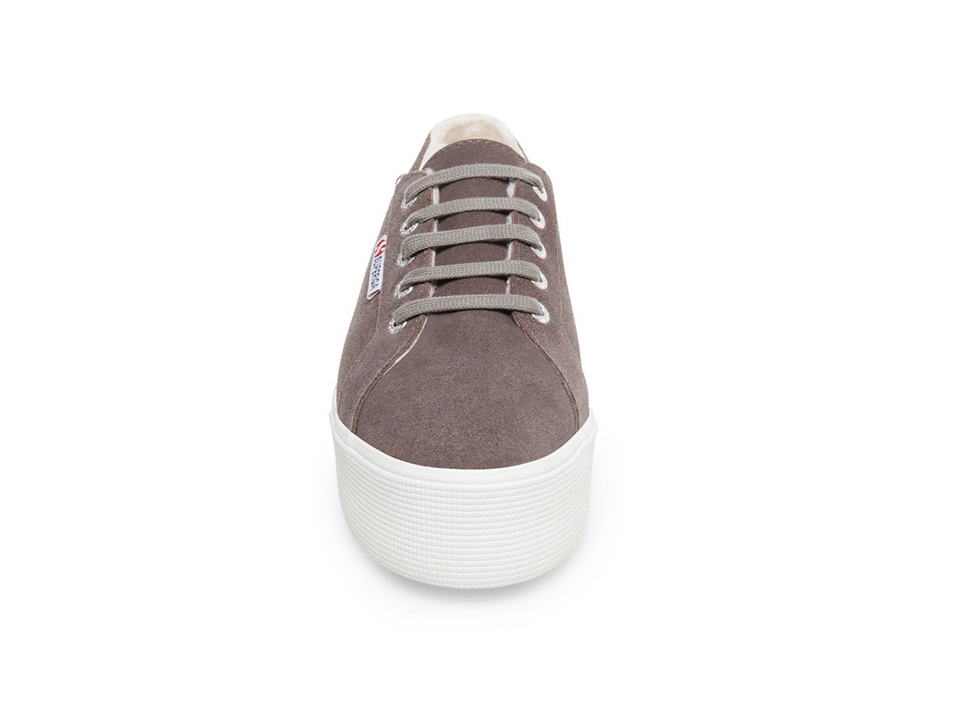 Platform Feminino Cinzentas Escuro - Superga 2790 Suehairyfurw - LIDSF-3740